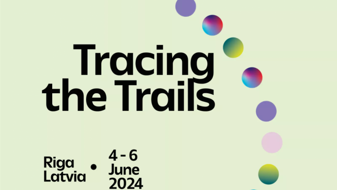 Vizuālis konferencei  Tracing the Trails