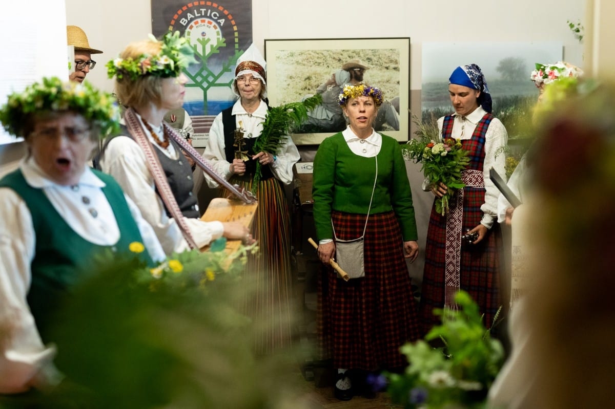 Izstādes "Astoņas baltas dienas - BALTICA Latvijā kopš 1988.gada" atklāšana Starptautiskais folkloras festivāls BALTICA 2018