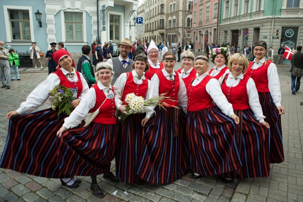 VIII Ziemeļu un Baltijas valstu Dziesmu svētku dalībnieku gājiens