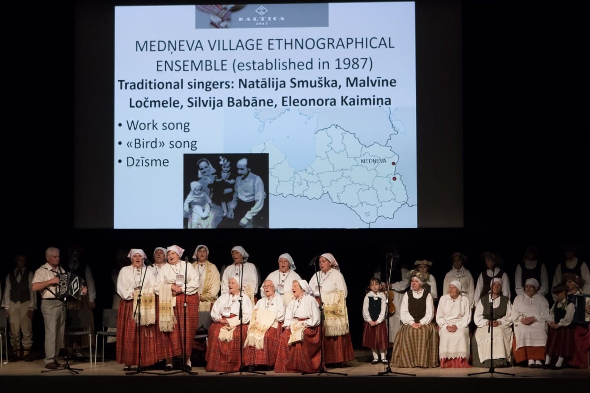 Baltijas valstu teicēju koncerts festivālā "Baltica 2015"
