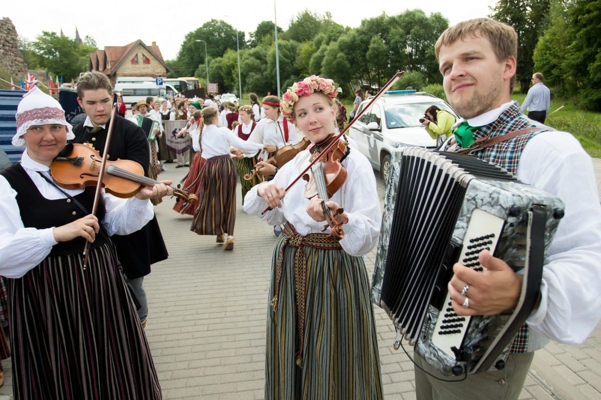 "Baltica 2015" gājiens Rēzeknē / "Baltica 2015" participants' procession
