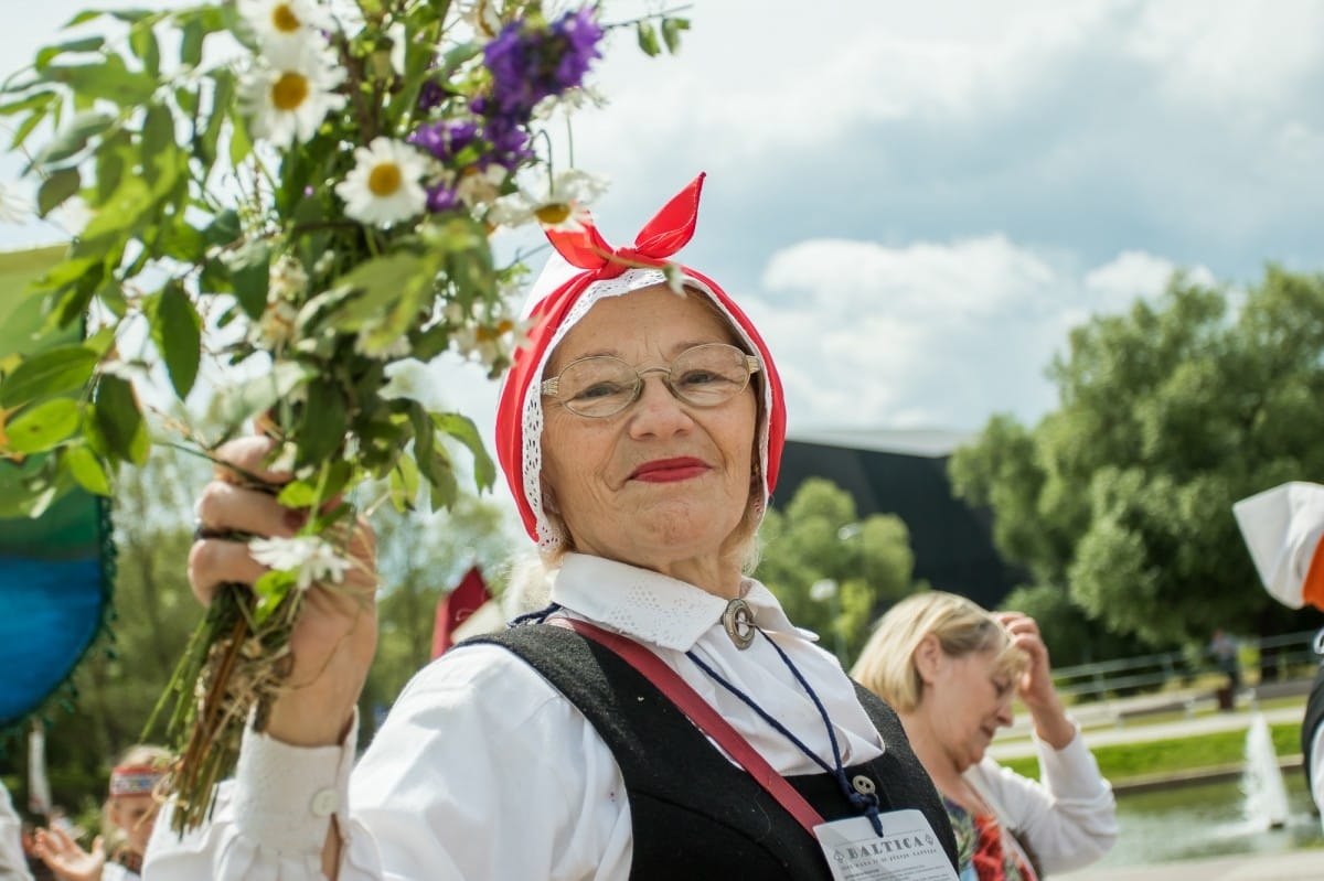 "Baltica 2015" gājiens Rēzeknē / "Baltica 2015" participants' procession