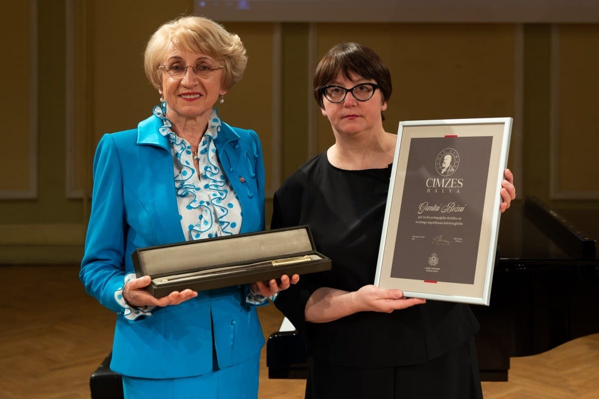 Kultūras ministrijas apbalvojuma un Cimzes balvas 2018.gada pasniegšanas ceremonija