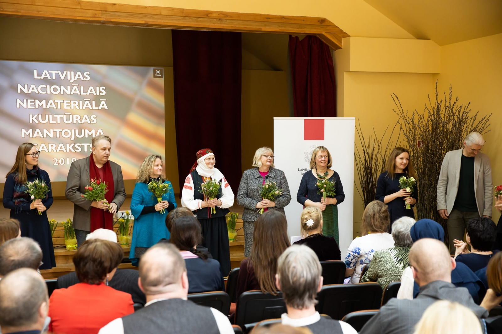 Apliecinājumu par vērtību iekļaušanu Latvijas Nacionālā nemateriālā kultūras mantojuma sarakstā pasniegšanas pasākums 2019