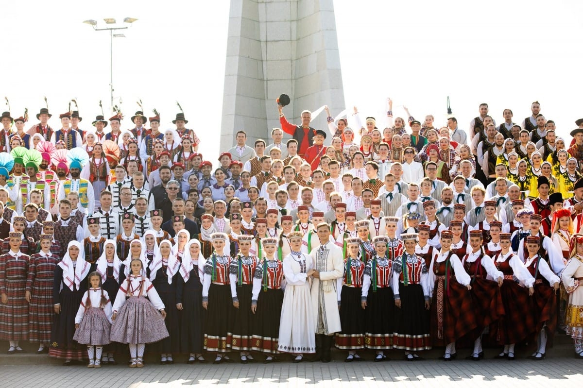 IX Starptautiskā tautas deju festivāla "Sudmaliņas" noslēguma koncerts Liepājā