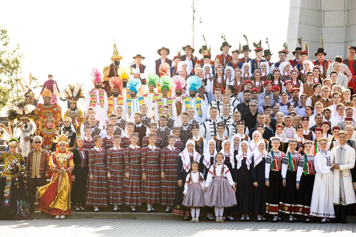 IX Starptautiskā tautas deju festivāla "Sudmaliņas" noslēguma koncerts Liepājā
