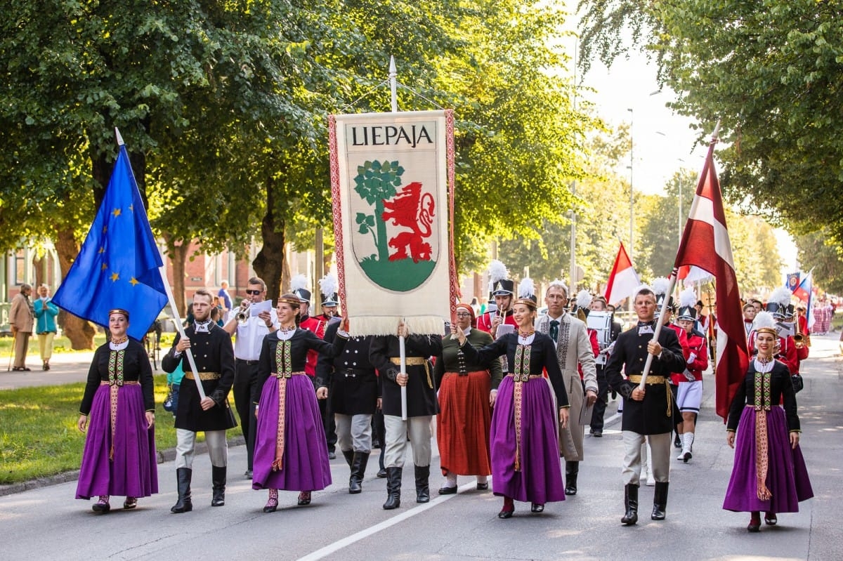 IX Starptautiskā tautas deju festivāla "Sudmaliņas" noslēguma koncerts Liepājā