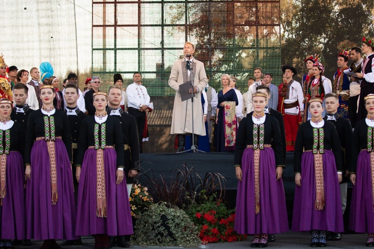 IX Starptautiskā tautas deju festivāla "Sudmaliņas" noslēguma koncerts Liepājā