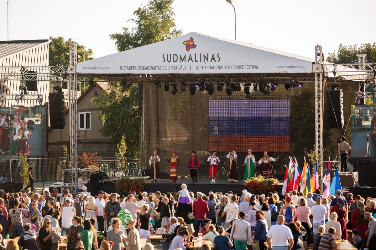 IX Starptautiskā tautas deju festivāla "Sudmaliņas" noslēguma koncerts Liepājā