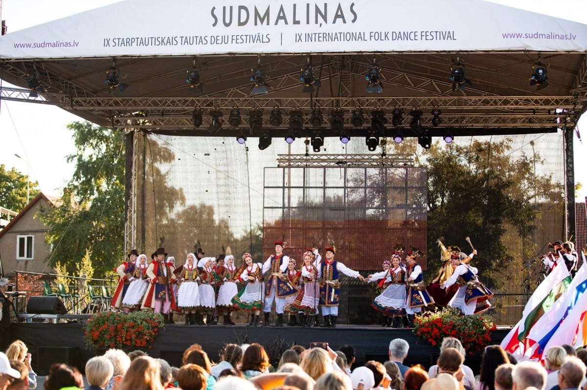 IX Starptautiskā tautas deju festivāla "Sudmaliņas" noslēguma koncerts Liepājā
