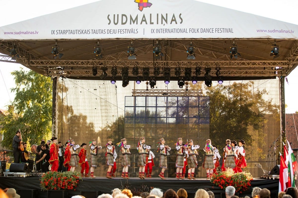 IX Starptautiskā tautas deju festivāla "Sudmaliņas" noslēguma koncerts Liepājā