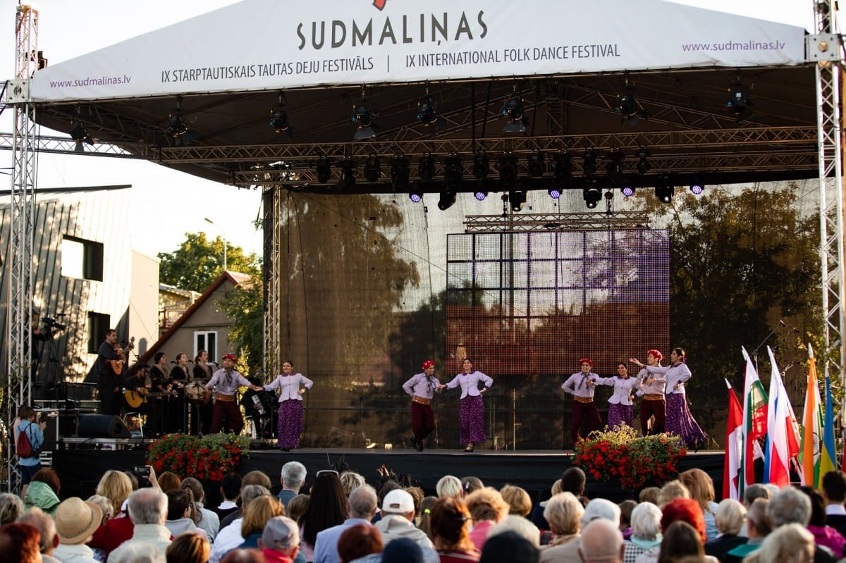 IX Starptautiskā tautas deju festivāla "Sudmaliņas" noslēguma koncerts Liepājā