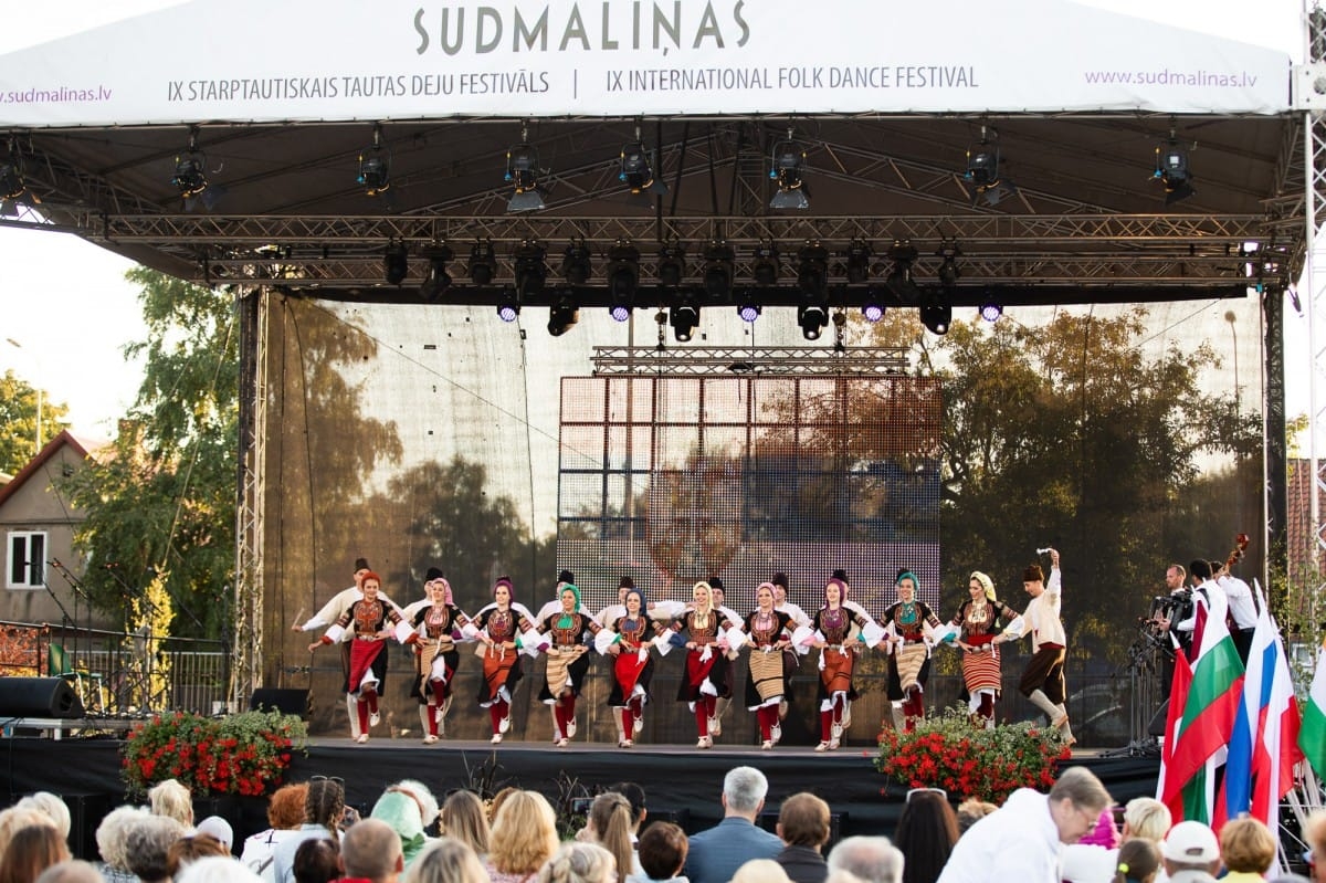 IX Starptautiskā tautas deju festivāla "Sudmaliņas" noslēguma koncerts Liepājā