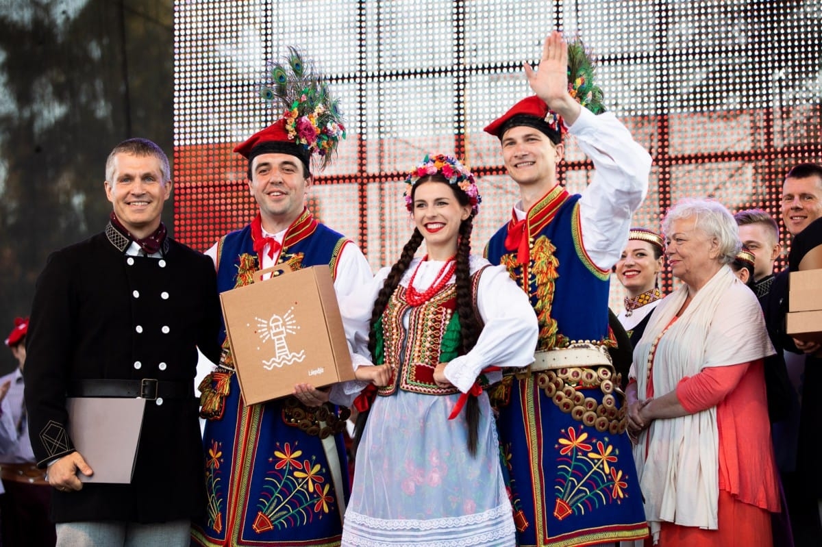 IX Starptautiskā tautas deju festivāla "Sudmaliņas" noslēguma koncerts Liepājā