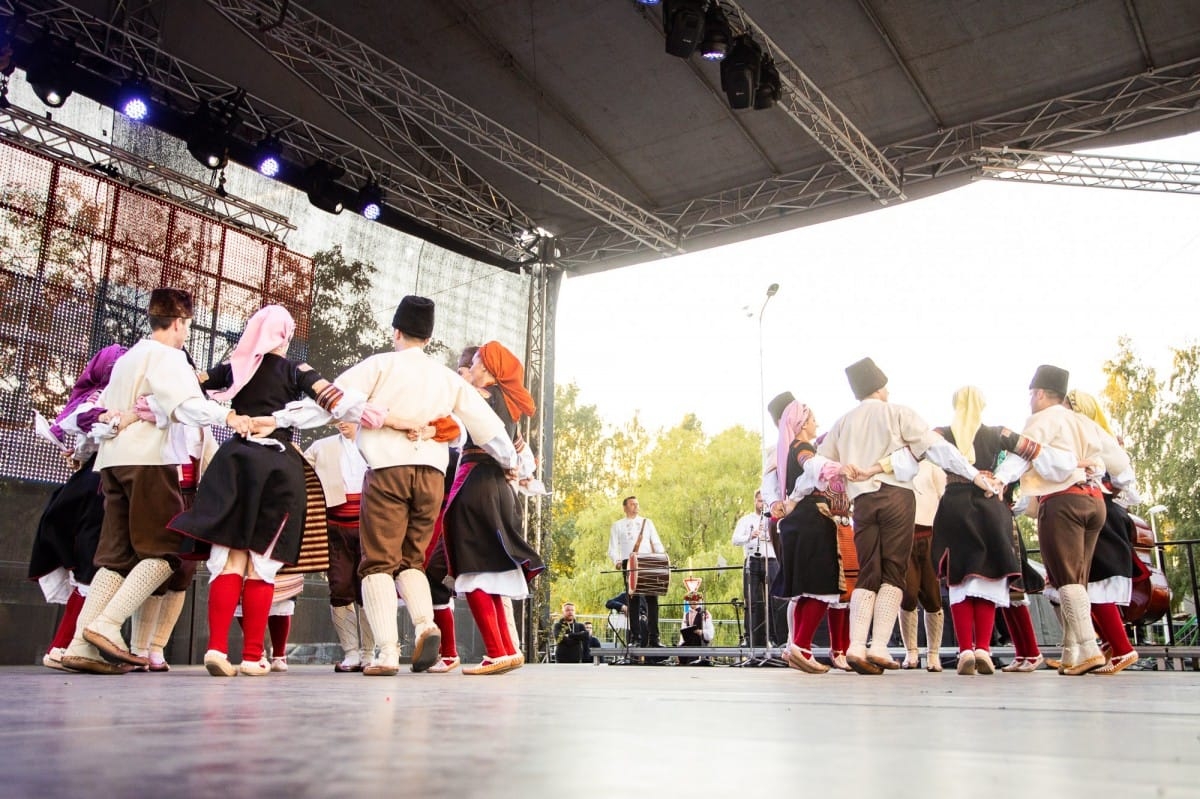 IX Starptautiskā tautas deju festivāla "Sudmaliņas" noslēguma koncerts Liepājā