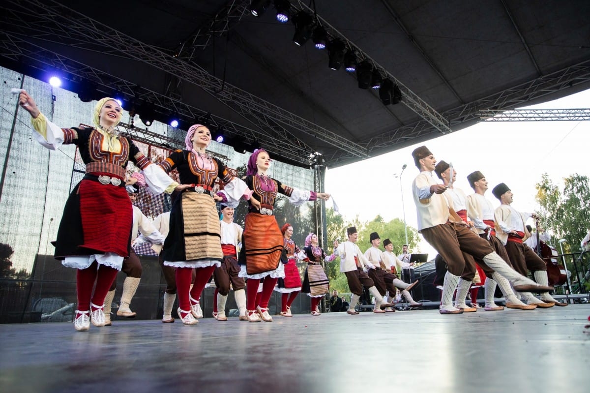 IX Starptautiskā tautas deju festivāla "Sudmaliņas" noslēguma koncerts Liepājā