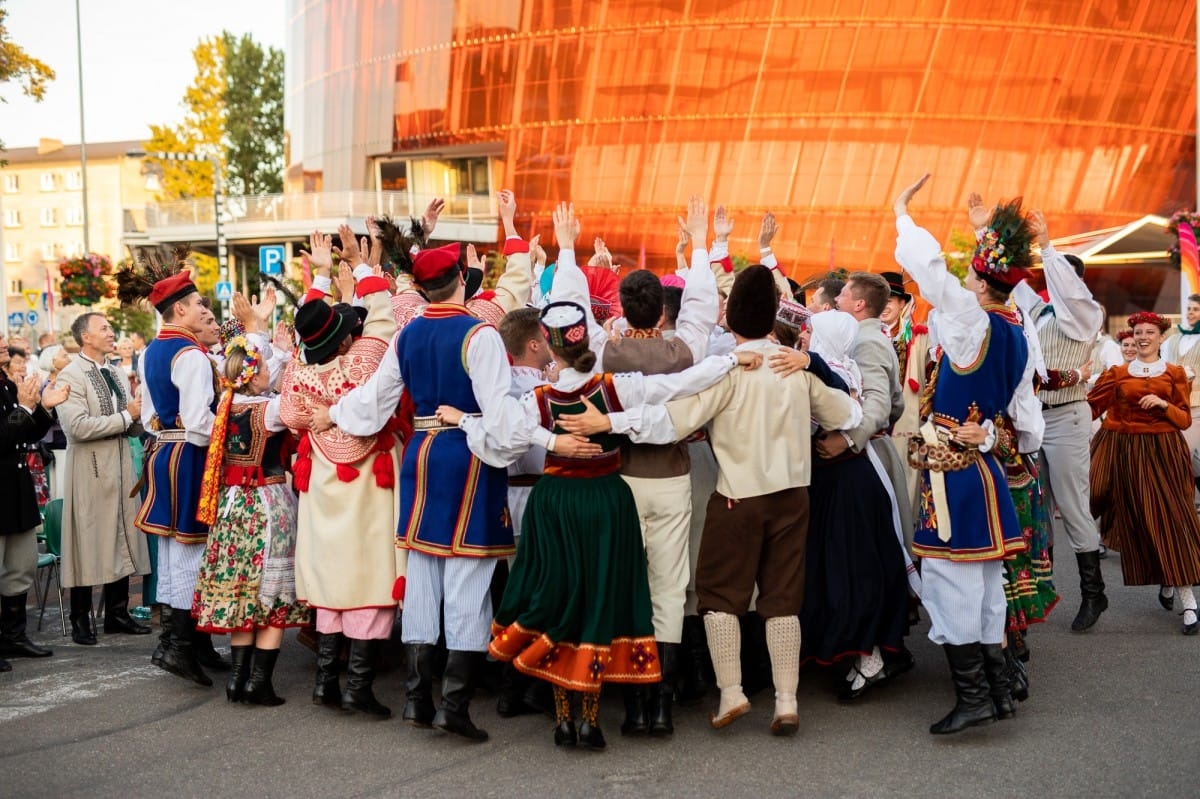 IX Starptautiskā tautas deju festivāla "Sudmaliņas" noslēguma koncerts Liepājā
