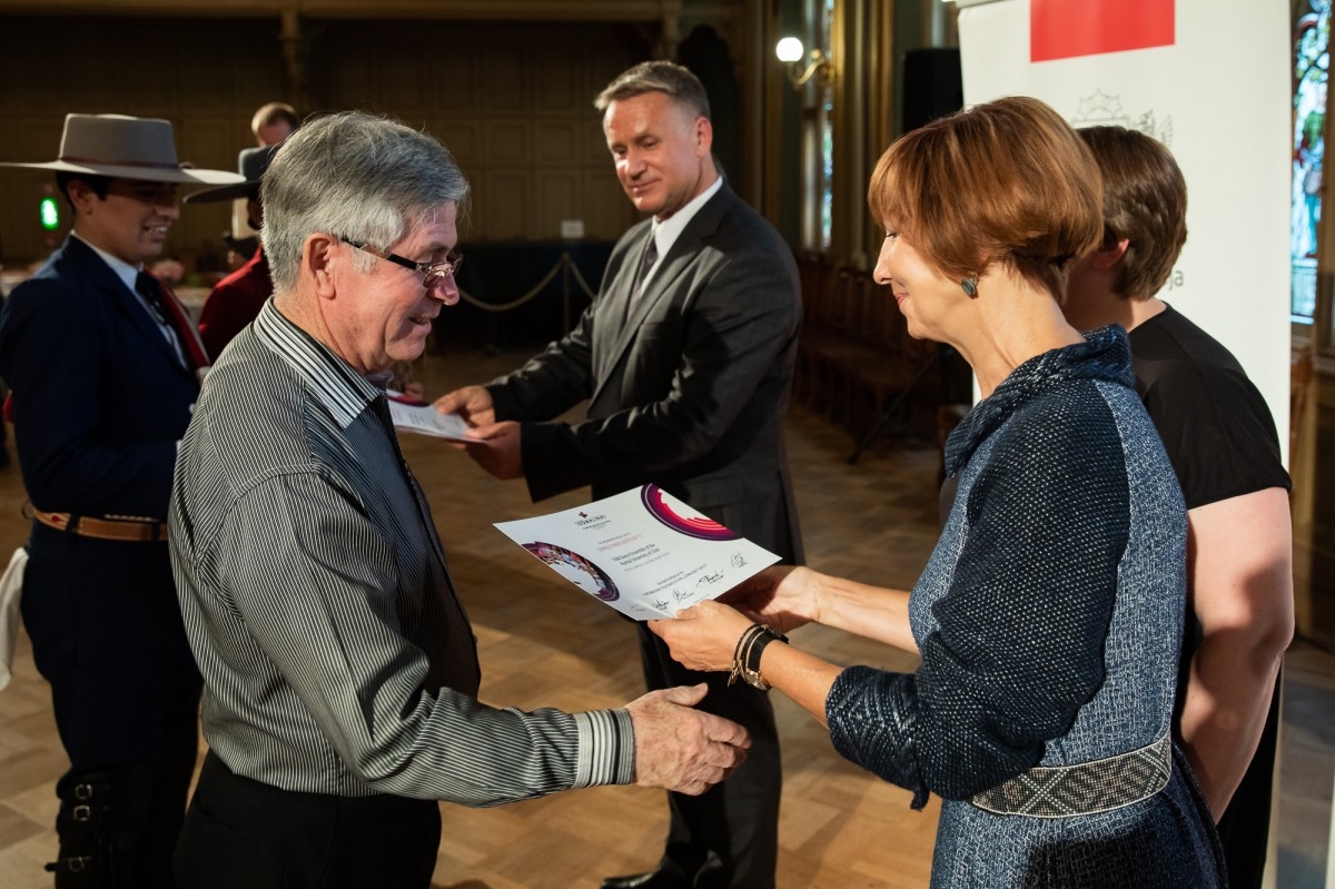 Kultūras ministrijas un Latvijas Nacionālā kultūras centra rīkota pieņemšana par godu IX Starptautiskajam tautas deju festivāla