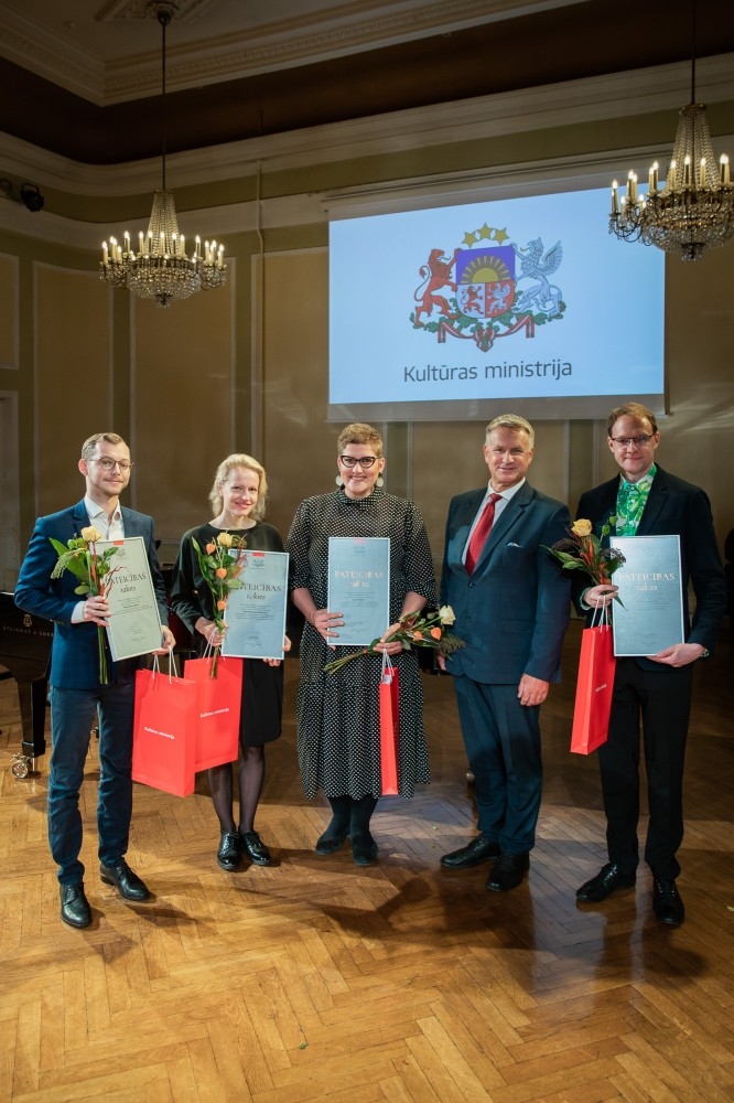Kultūras ministrijas apbalvojuma un "Cimzes balvas 2020" pasniegšanas ceremonija izciliem pedagogiem un skolēniem kultūrizglītī