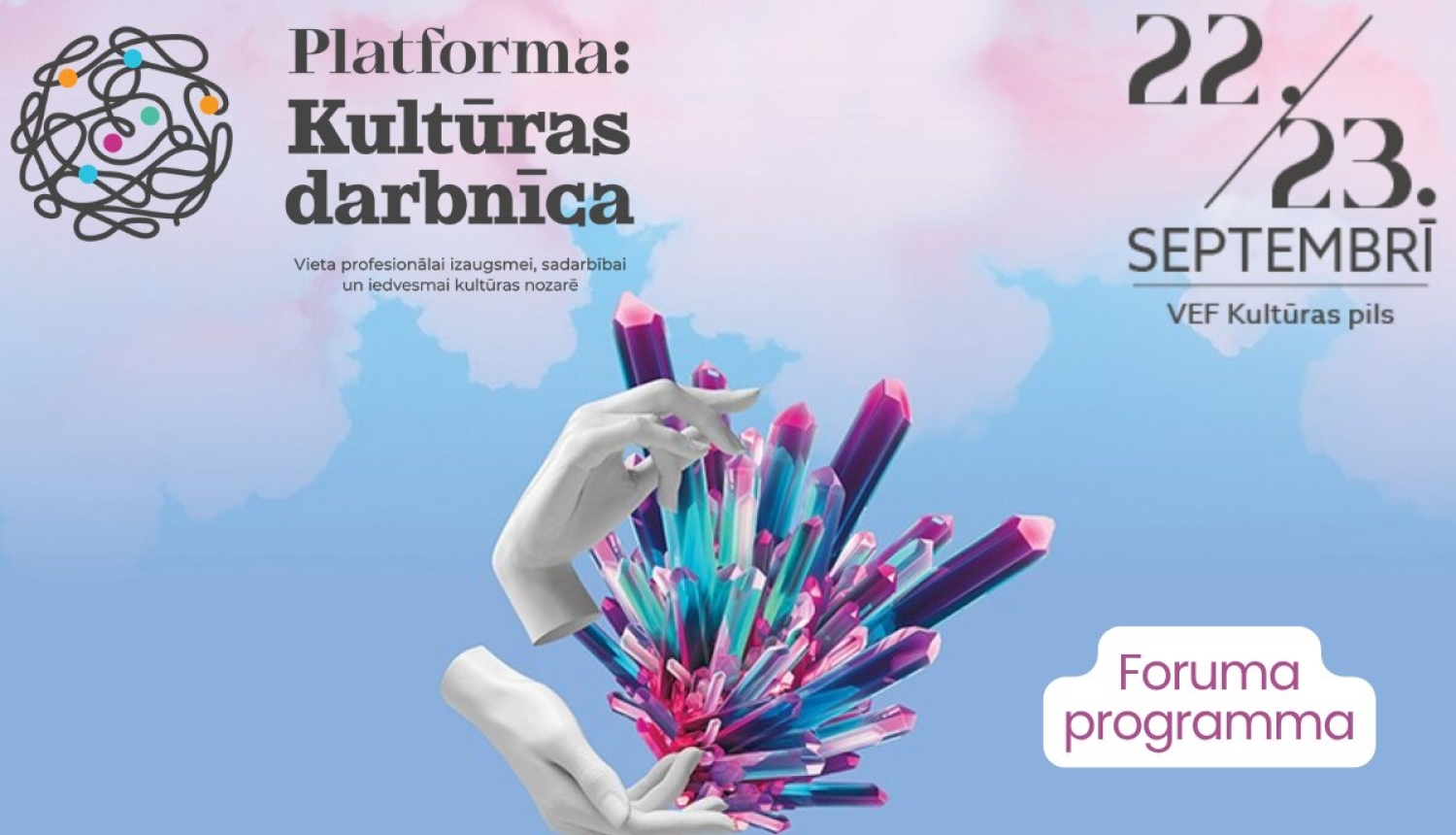 Plakāts pasākumam Platforma: Kultūras darbnīca