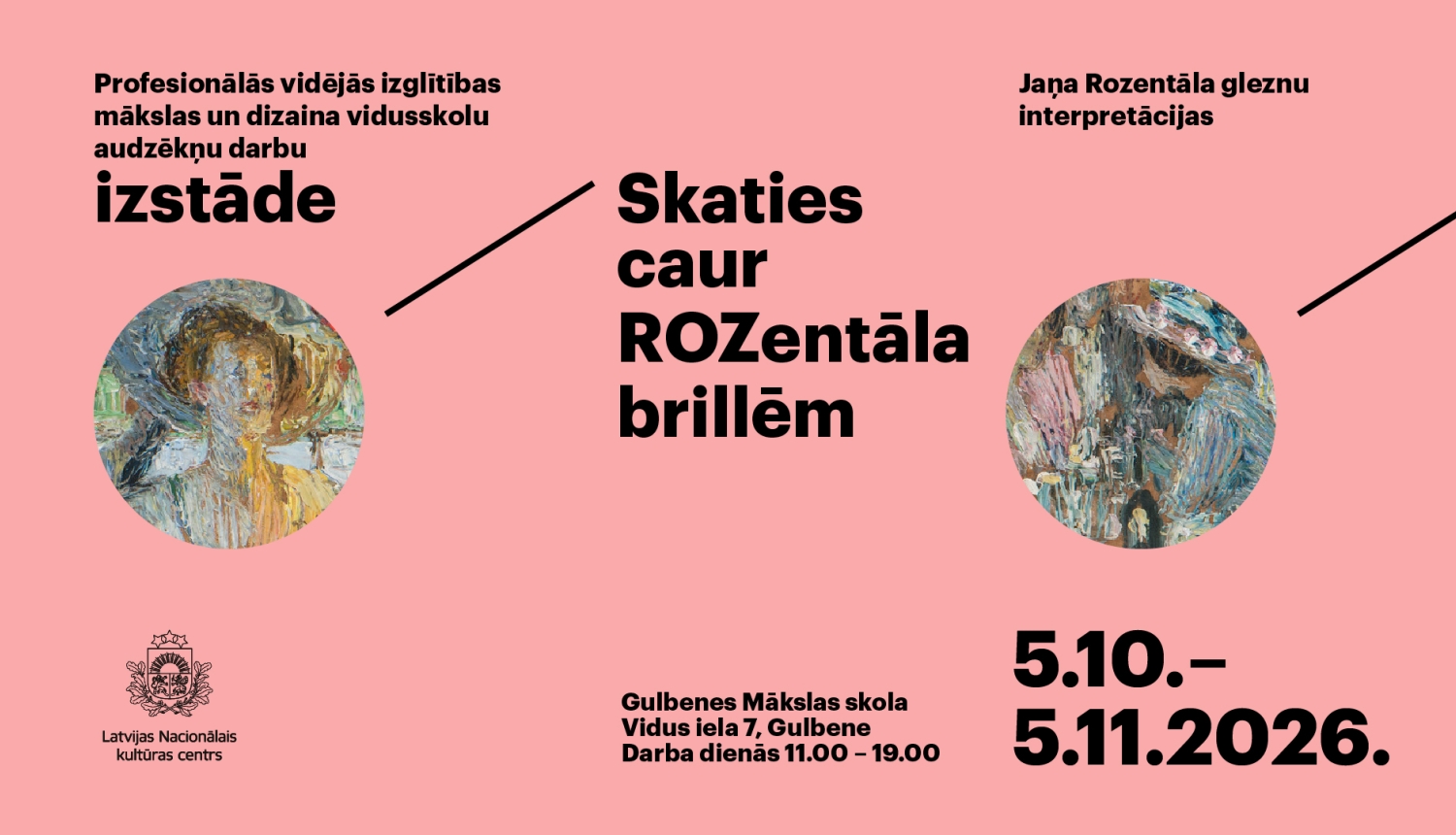 izstādes plakāts