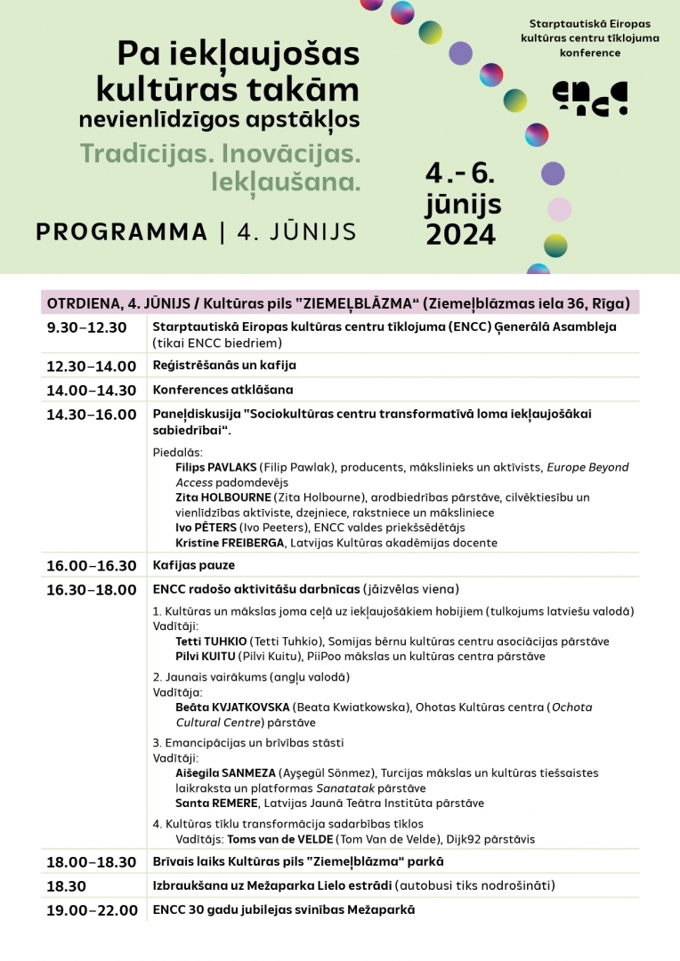ENCC konference 4. jūnijs