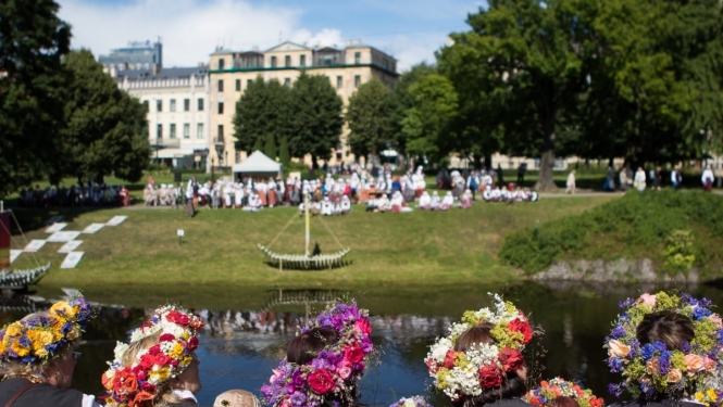 "Baltica 2015" Novadu sadziedāšanās Rīgā / Communal Singing from the regions in Riga