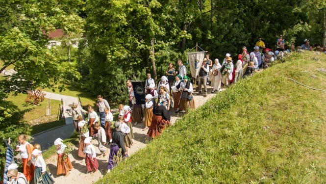 "Baltica 2015" gājiens Rēzeknē / "Baltica 2015" participants' procession