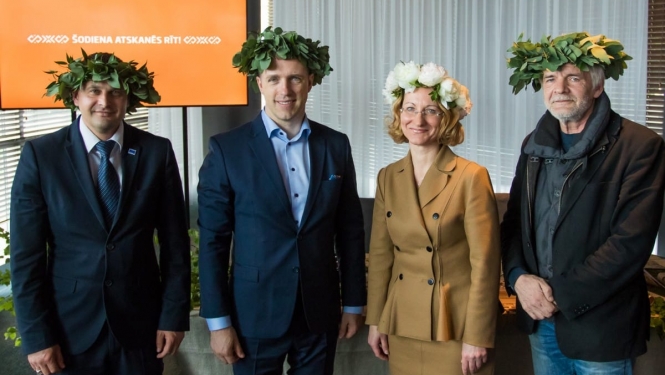 Preses konference par Swedbank atbalstu Dziesmu un deju svētku kustībai