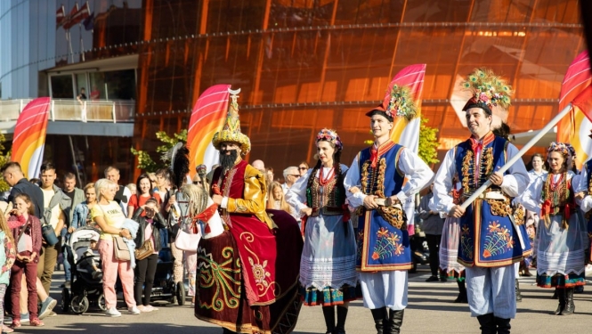 IX Starptautiskā tautas deju festivāla "Sudmaliņas" noslēguma koncerts Liepājā