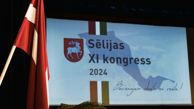 Sēlijas kongress_skatuves noformējums