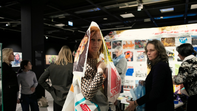 Atklāšanas pasākuma darbnīcas kopā ar māksliniekiem. Kristīne Madjare