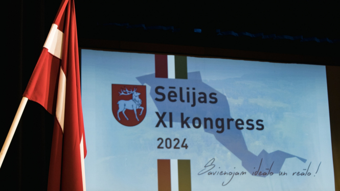 Sēlijas kongress_skatuves noformējums