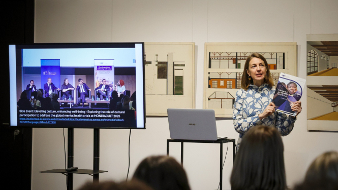 Attēls no kultūras centru darbinieku semināra