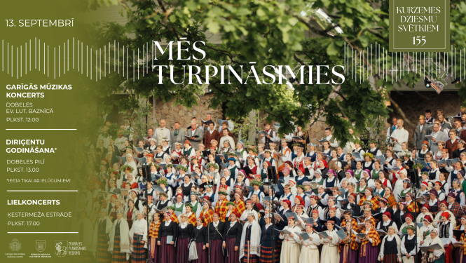 Kurzemes dziesmu svētki afiša