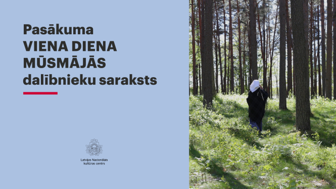 Meitene ar baltu lakatiņu priežu mežā