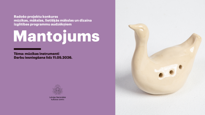 Svilpaunieks vizuālī par radošo projektu konkursu "Mantojums"