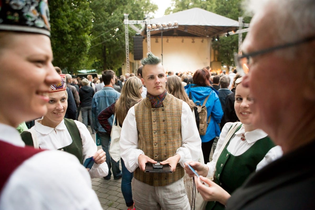 VIII Ziemeļu un Baltijas valstu Dziesmu svētku atklāšana