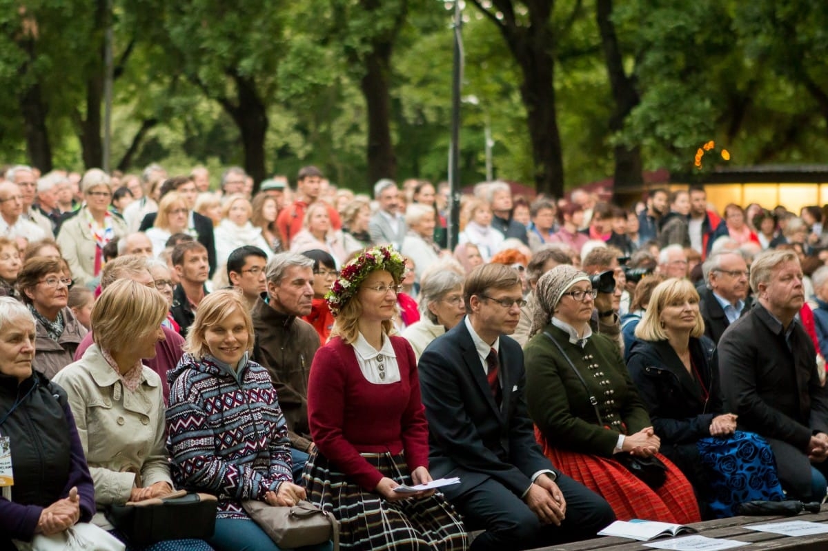 VIII Ziemeļu un Baltijas valstu Dziesmu svētku atklāšana