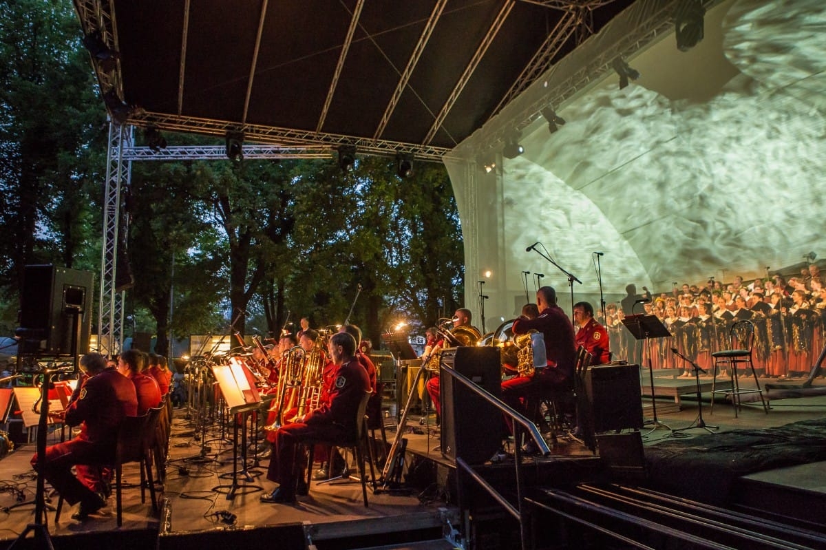 VIII Ziemeļu un Baltijas valstu Dziesmu svētku atklāšana