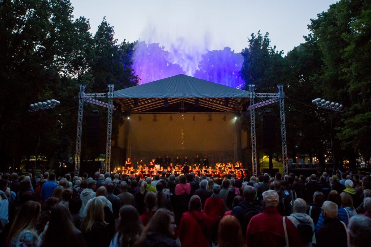 VIII Ziemeļu un Baltijas valstu Dziesmu svētku atklāšana