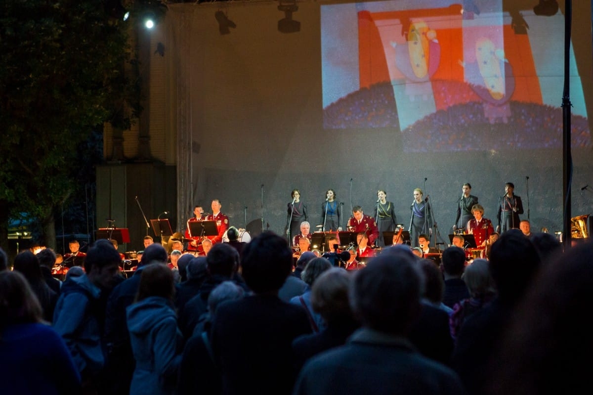 VIII Ziemeļu un Baltijas valstu Dziesmu svētku atklāšana