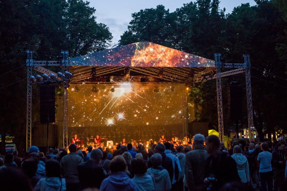 VIII Ziemeļu un Baltijas valstu Dziesmu svētku atklāšana