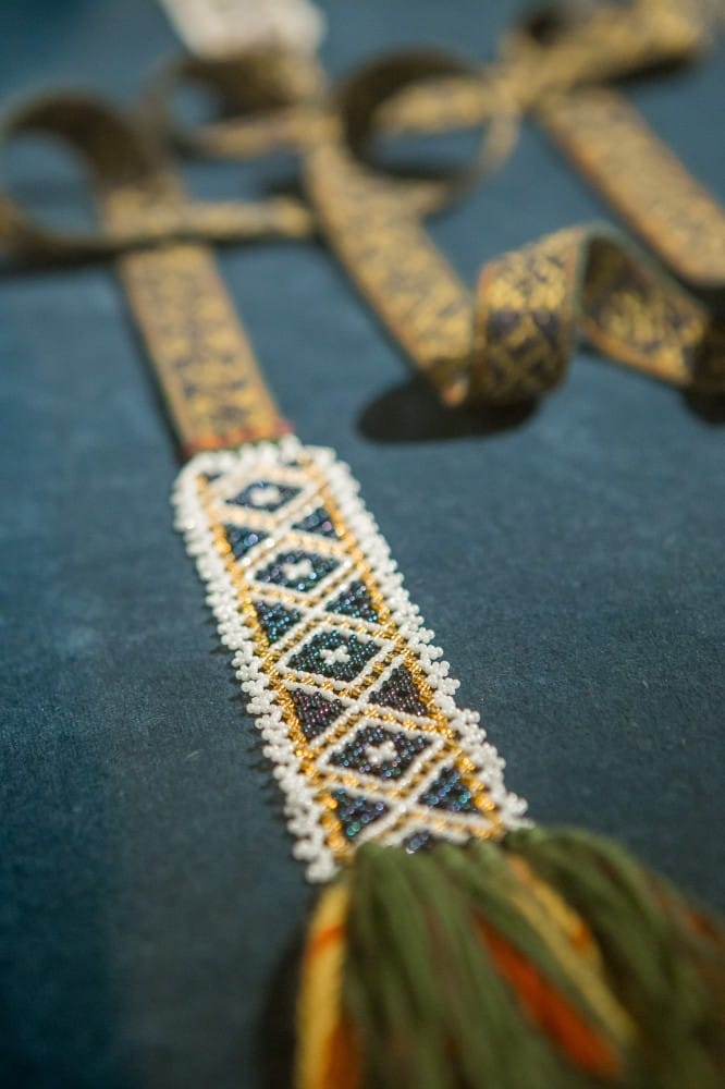Izstādes „Latviskās dvēseles raksti” atklāšana