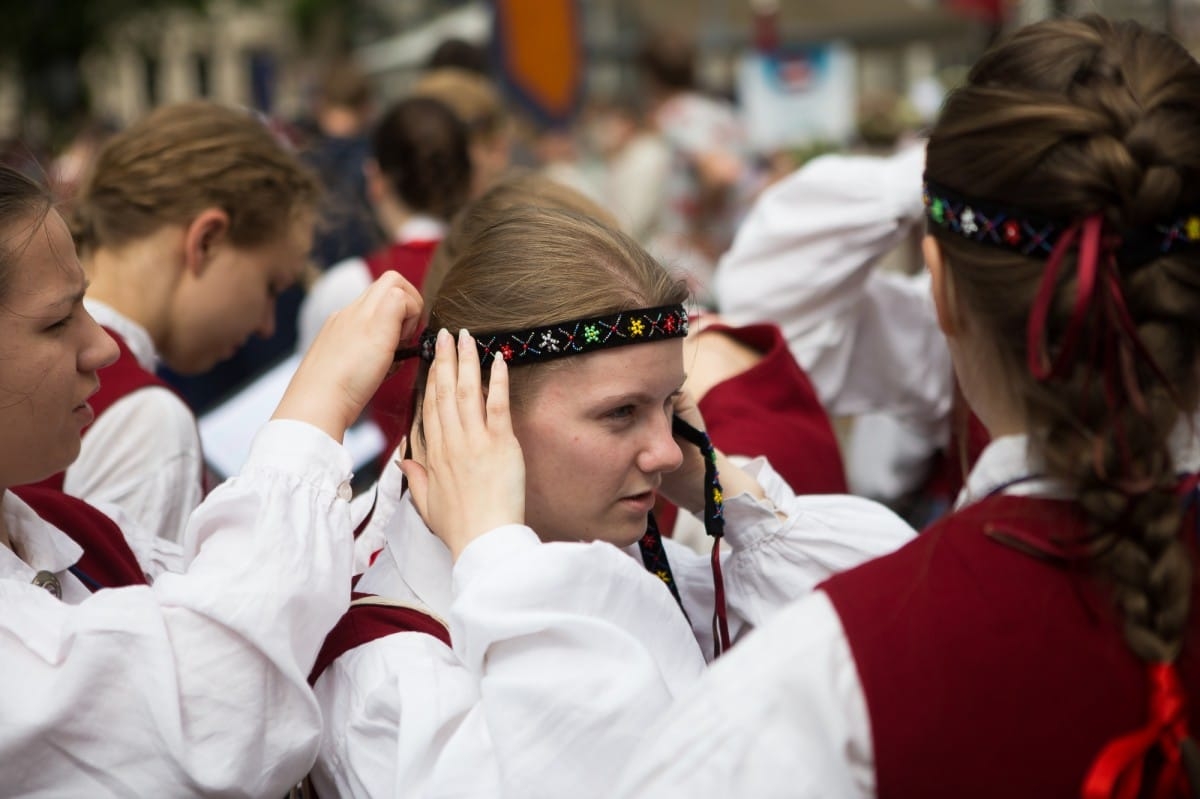 VIII Ziemeļu un Baltijas valstu Dziesmu svētku dalībnieku gājiens