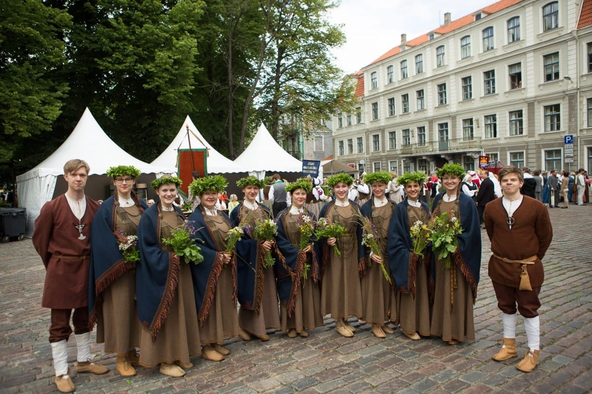 VIII Ziemeļu un Baltijas valstu Dziesmu svētku dalībnieku gājiens