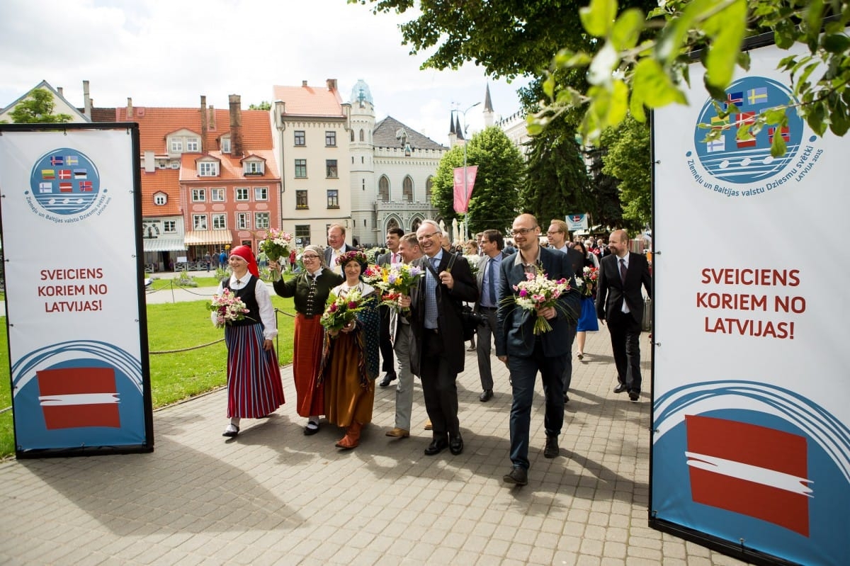 VIII Ziemeļu un Baltijas valstu Dziesmu svētku dalībnieku gājiens