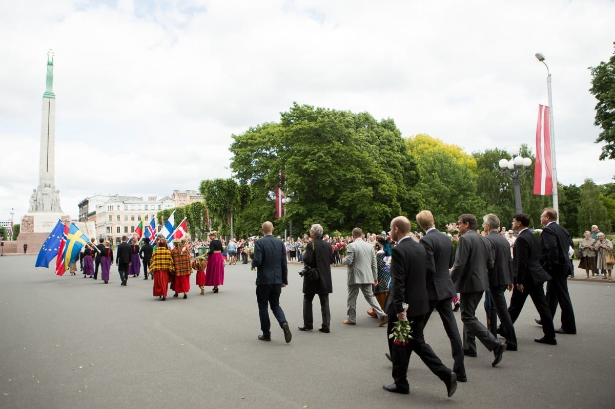 VIII Ziemeļu un Baltijas valstu Dziesmu svētku dalībnieku gājiens