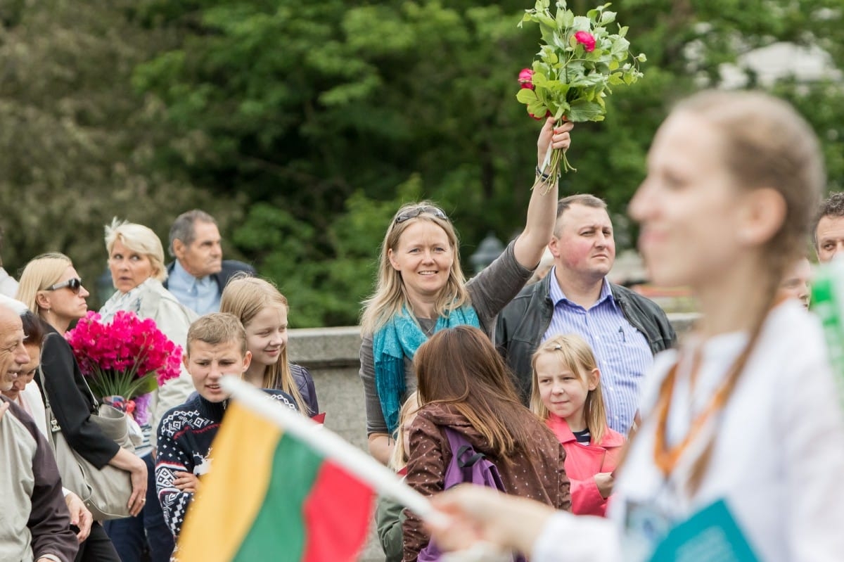 VIII Ziemeļu un Baltijas valstu Dziesmu svētku dalībnieku gājiens