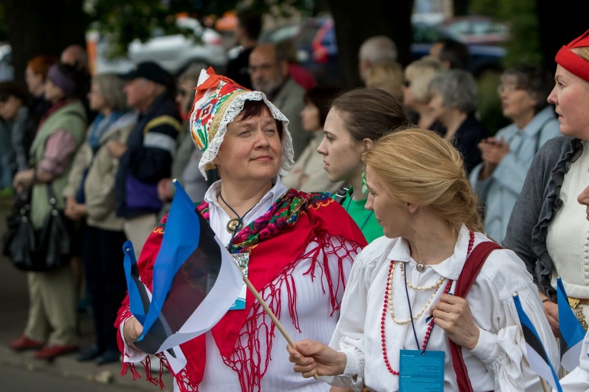 VIII Ziemeļu un Baltijas valstu Dziesmu svētku dalībnieku gājiens